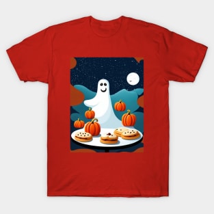 Friendly Halloween Ghost T-Shirt